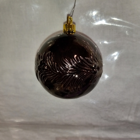 Lot of 18 3D Shadowproof Christmas Tree Ornaments Deep Purple 3" each - Picture 4 of 6